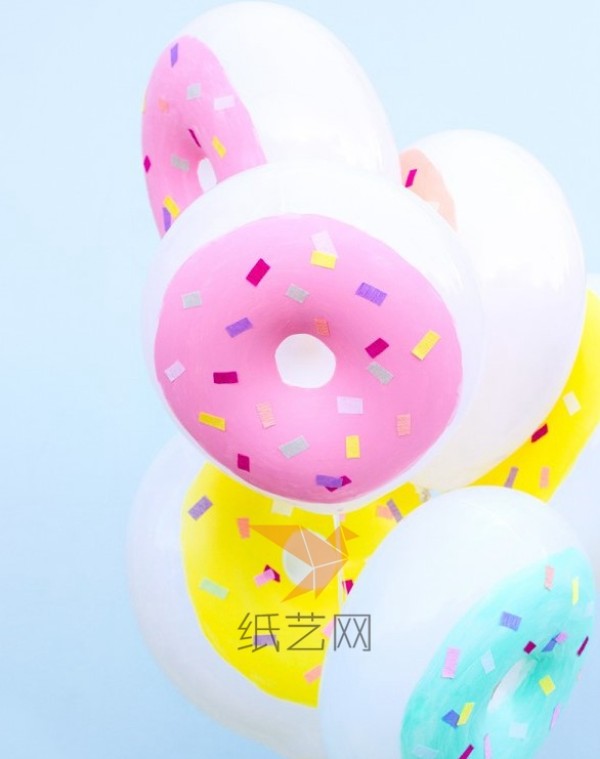 Donut balloon decoration handmade tutorial