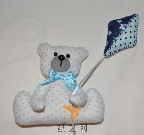 Cute fabric bear decorative painting production tutorial