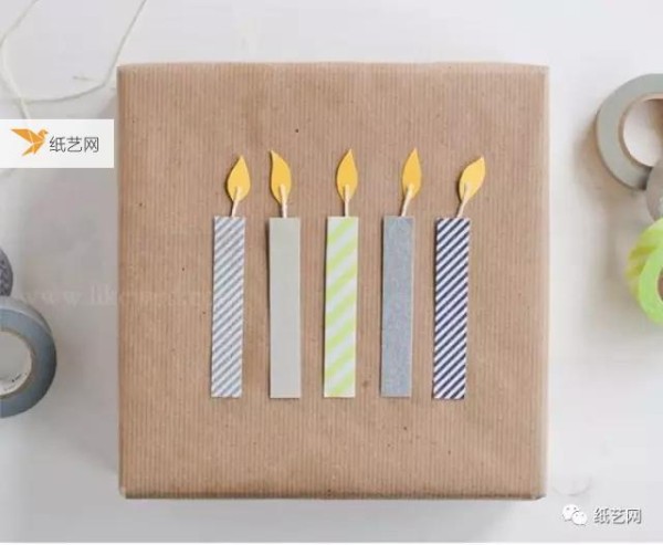 Simple girly gift packaging