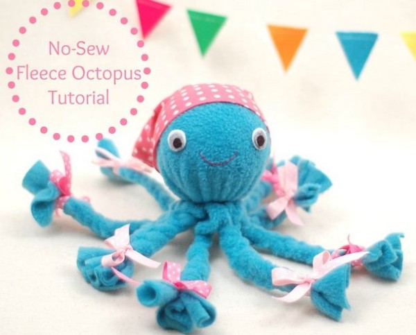 Use old towels to turn waste into treasures to make cute octopus dolls