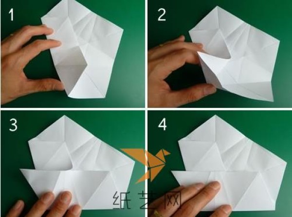 Beautiful origami five-pointed star making tutorial