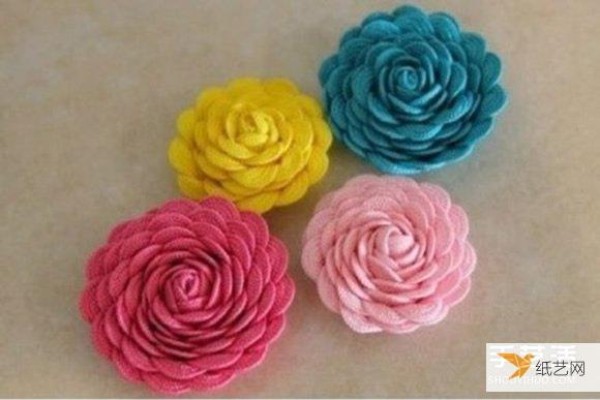 Use non-woven lace to make personalized and beautiful flower hairpin hair accessories