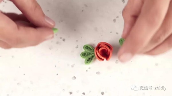 Three-dimensional paper rose video tutorial