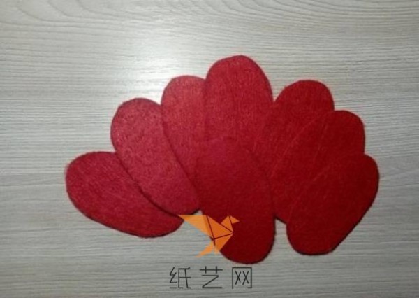 Nonwoven rose flower Valentine’s Day gift decoration tutorial