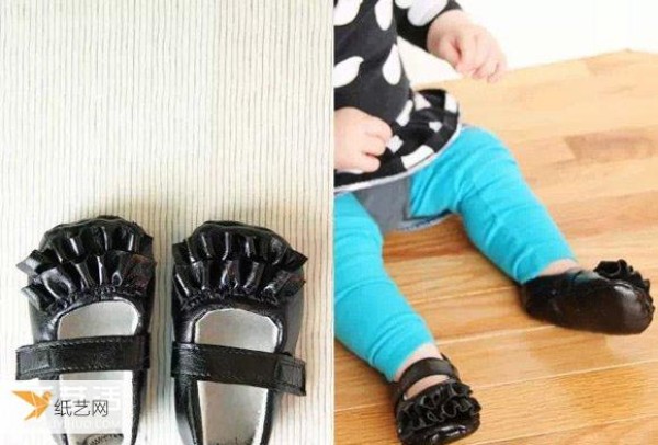 Transform unwanted shabby bags into stylish baby shoes