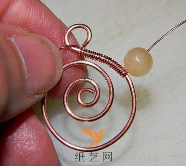 Elegant and elegant hand-wound DIY earrings making tutorial