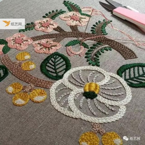 A few small stitches of embroidery can be beautiful! There are so many embroidery plans and drawings waiting for you to choose!