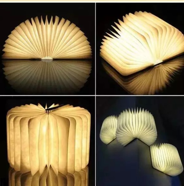 Turn waste into treasure, lamps made from old books!