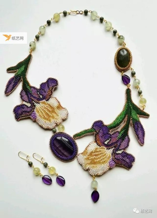 Flat beaded jewelry crafting tutorial! Stunning!