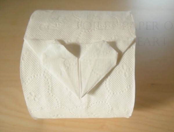 Toilet paper roll origami heart origami video tutorial