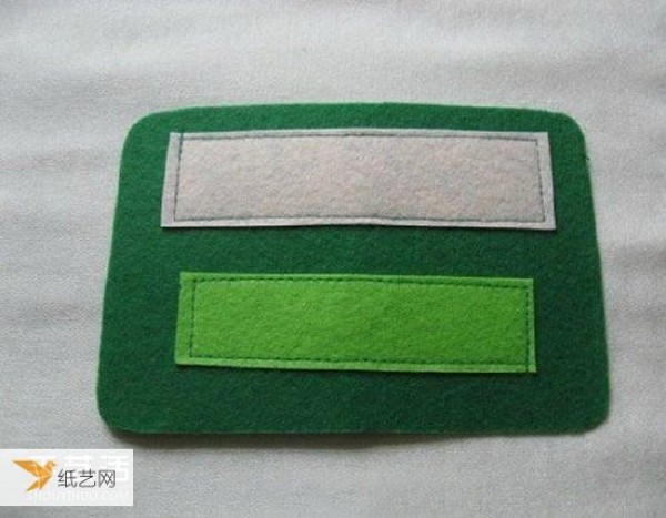 Detailed illustrated tutorial on how to hand-make non-woven card holders