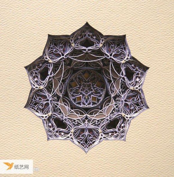 Appreciate the exquisite paper sculptures that look very rich and exotic.