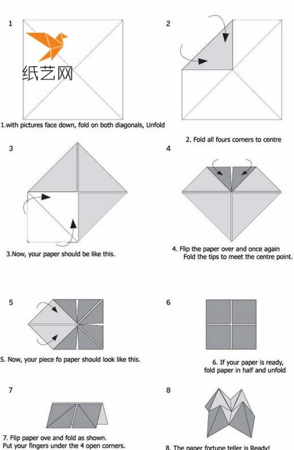 Tutorial on making beautiful origami three-dimensional heart-shaped decorative paintings