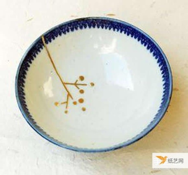 Using broken ceramic renovation and repair technology to reproduce the traditional handicraft Japanese Kintsugi