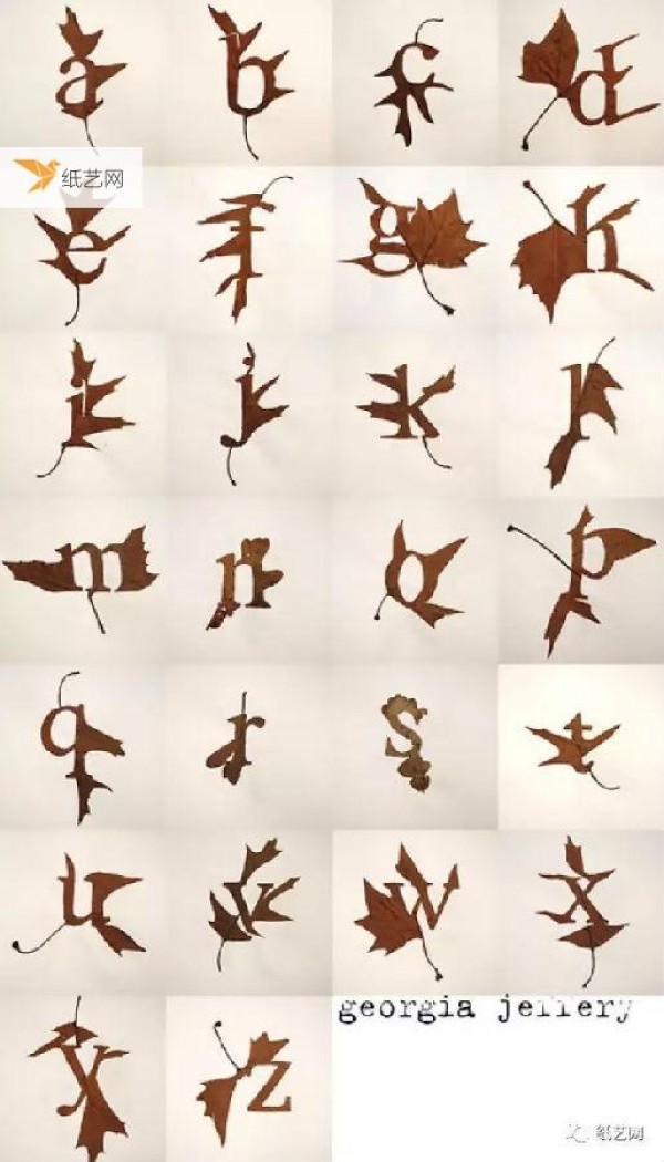 A leaf can be turned into a beautiful handicraft with just two strokes