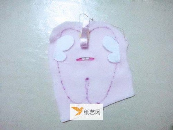 Steps to make a super cute tooth baby puppet