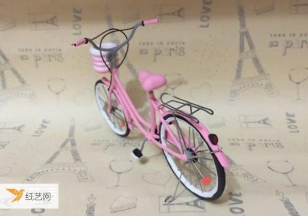 Illustrated tutorial on how to make a mini bicycle model yourself