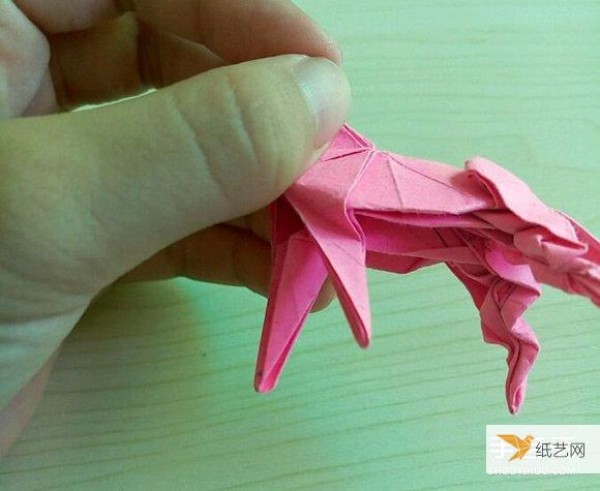 Super detailed 3D horse origami illustrations by Hideo Komatsu