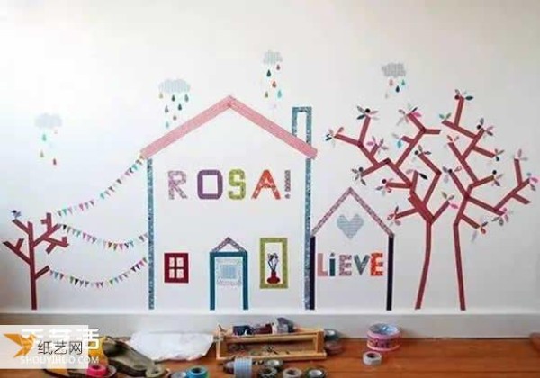 Toddlers handmade cute and creative wall decorations