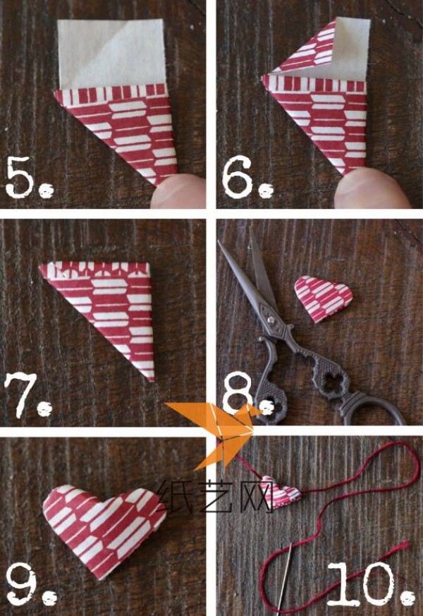 Valentines Day Simple Origami Heart Wreath Handmade DIY Tutorial