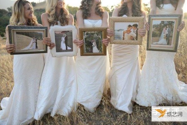 Happiness is taking wedding photos and holding a wedding with your best friend