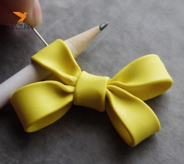 Beautiful Super Light Clay Bow Necklace Making Tutorial