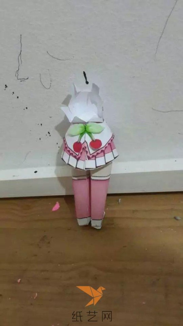 Sakura Hatsune Q version paper model modified version