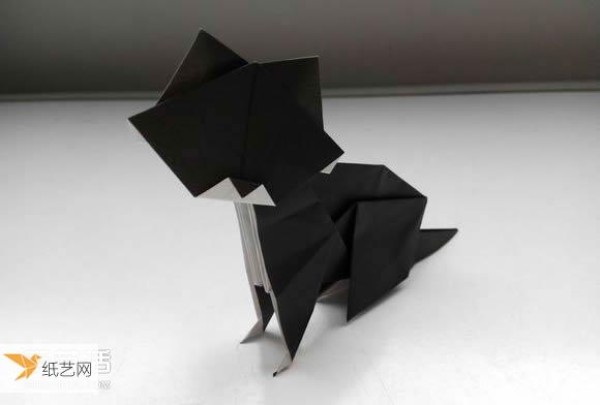 How to fold cute three-dimensional paper cats