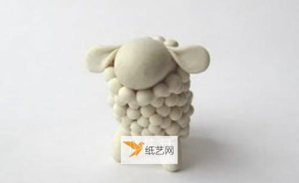 Make an adorable horned lamb using ultra-light clay