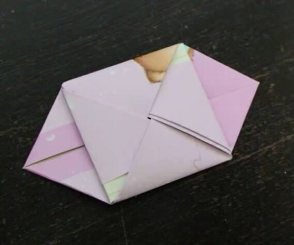 Handmade origami video tutorial for simple origami letters