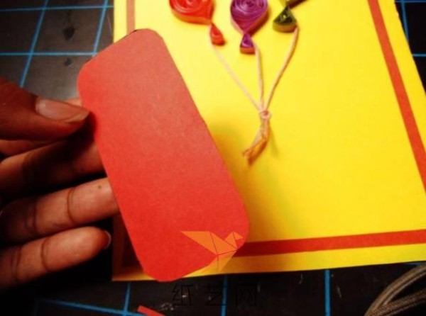 Tutorial on making beautiful birthday cards with paper balloons