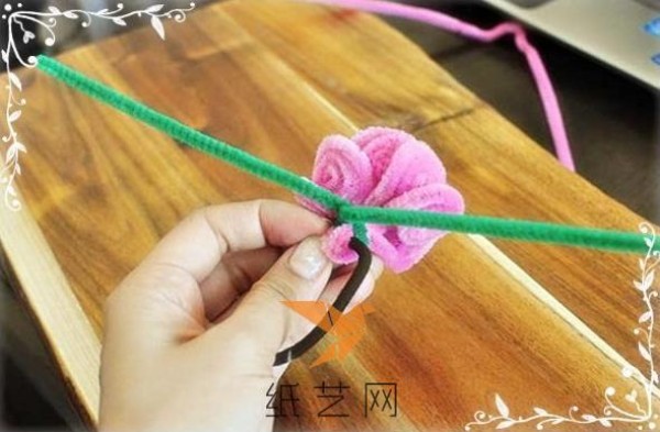 Sweet DIY Flower Hair Tie Making Tutorial