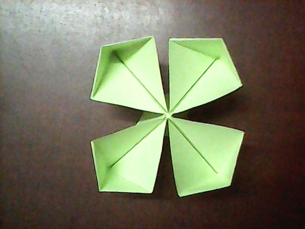 Super simple homemade four-leaf clover