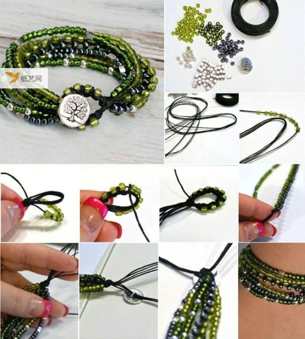 Simple and easy-to-match beaded bracelet tutorial is here