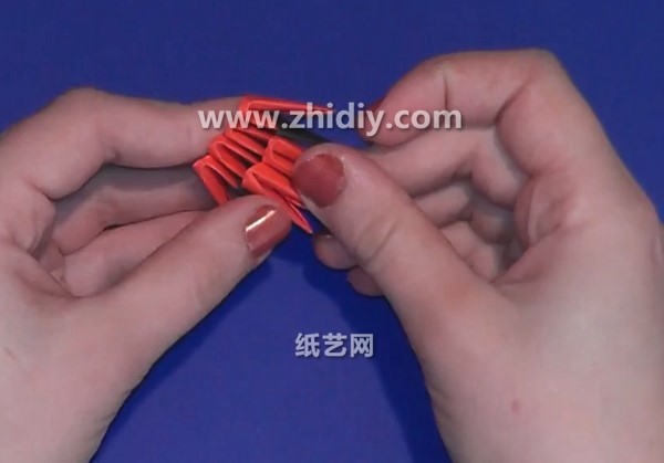 Origami triangle insert F1 racing handmade origami video tutorial