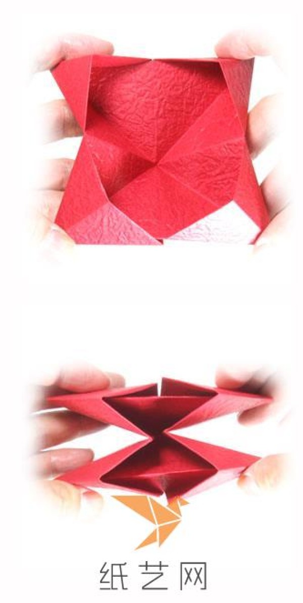 Romantic origami making tutorial for Valentine’s Day gift