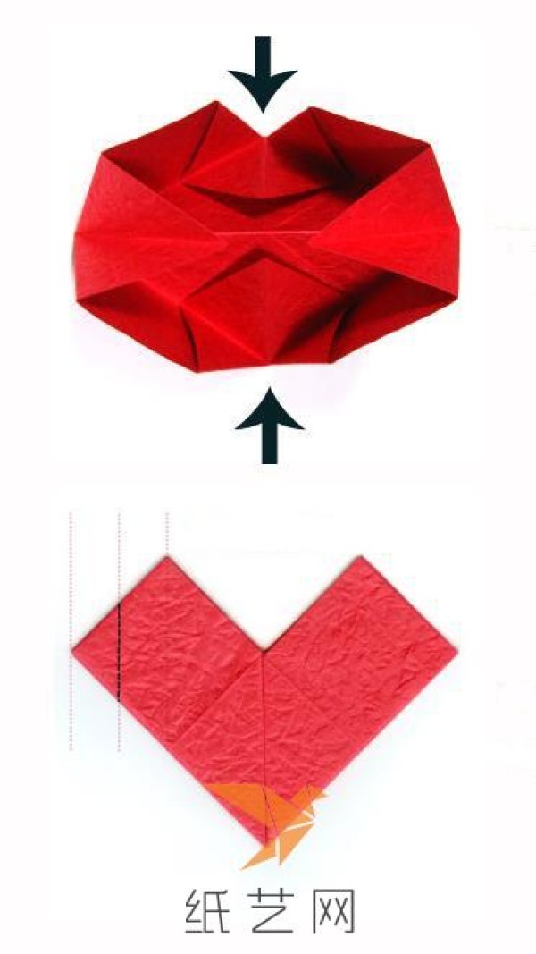 Origami Heart Making Tutorial for Valentine’s Day Gift