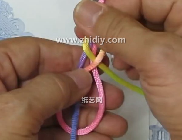 Chinese Knot Introductory Long Double Link Knitting Tutorial