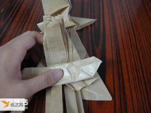 Origami tutorial for Shakugan anime character Shana