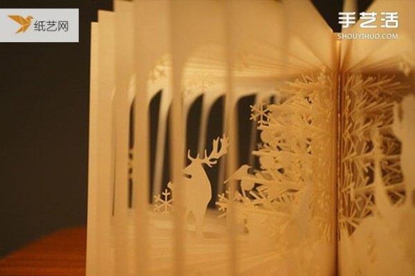 Share with you the appreciation of the pictures of 360-degree three-dimensional hollow book works