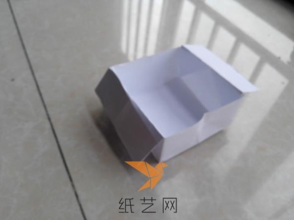 Trash box folding method - simple