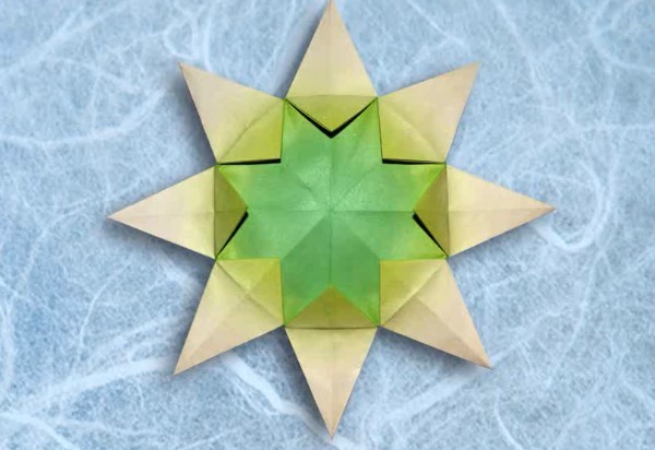 Origami Star Sun Ray Handmade Origami Making Tutorial