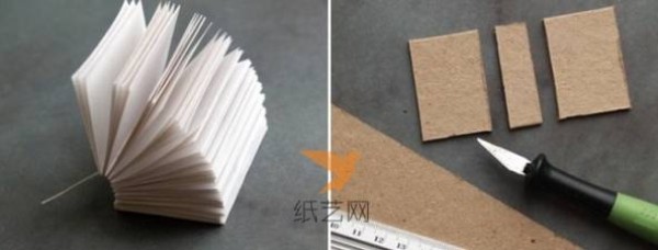 Paper craft tutorial for making a secret little book by hand