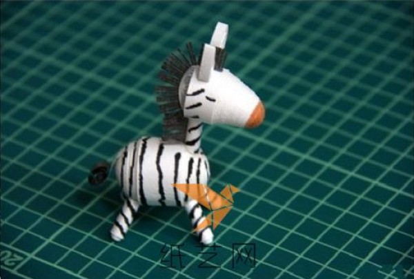 Cute paper zebra making tutorial