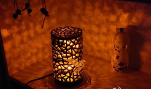 Ceramics DIY handmade shop hollow lamp tutorial sharing