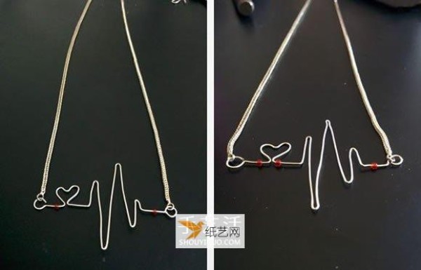 Use wire to create a heart-warming Valentines Day necklace