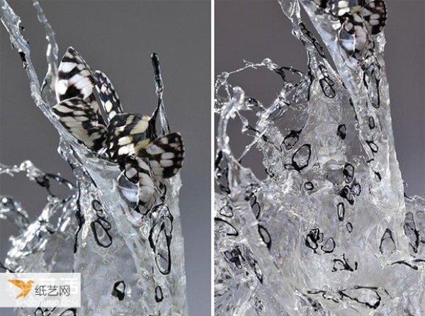 Very creative resin sculpture works: the vitality that condenses instantly after splashing