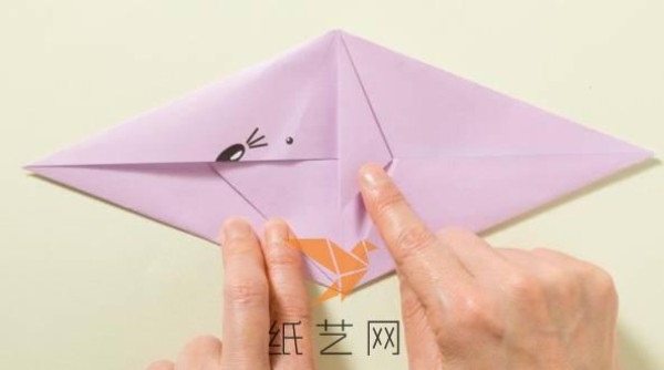 Cute childrens handmade origami little mouse origami tutorial for the New Year of the Rat