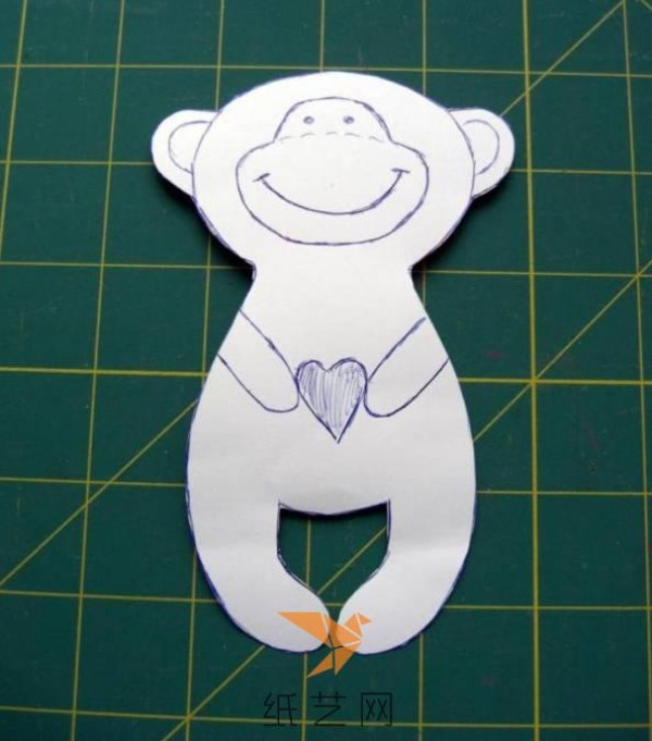 Tutorial on how to make a cute little monkey doll for Valentine’s Day gift