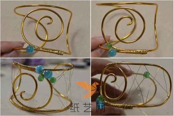 Gorgeous Beaded Wire Bracelet Making Tutorial